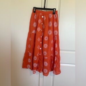 Orange Dress Nadoo Top